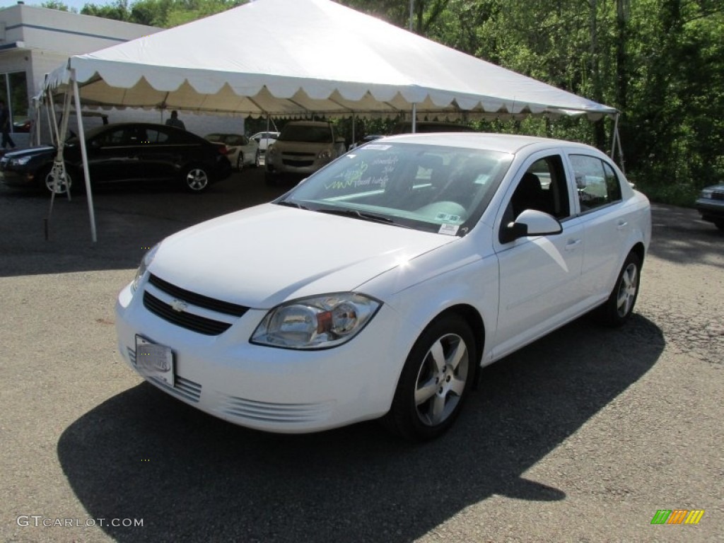2010 Cobalt LT Sedan - Summit White / Ebony photo #9