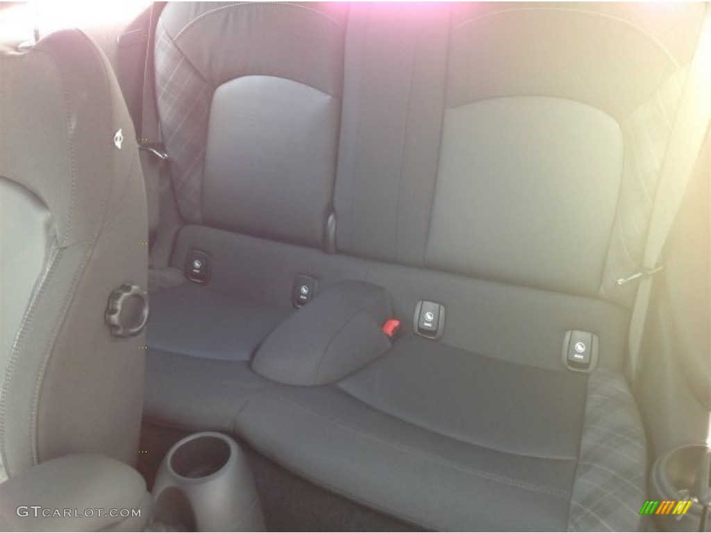 Diamond Checked Carbon Black Interior 2014 Mini Cooper S Hardtop Photo #93995539