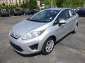 2013 Ingot Silver Ford Fiesta S Sedan  photo #5