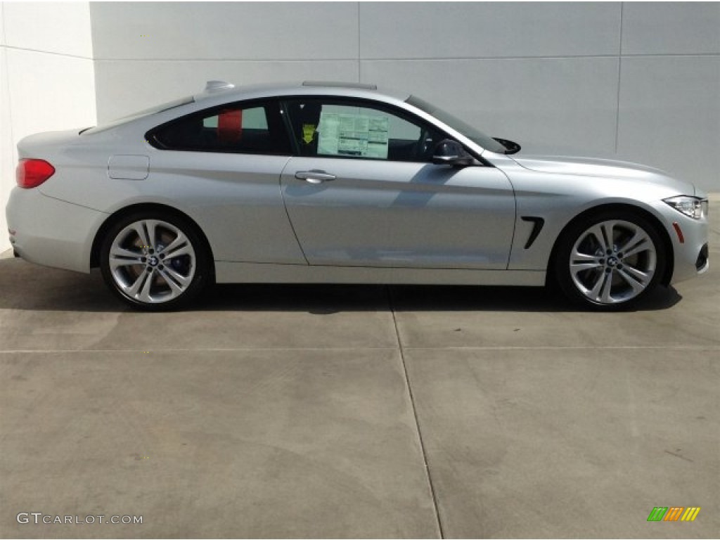 Glacier Silver Metallic 2014 BMW 4 Series 435i Coupe Exterior Photo #93996311
