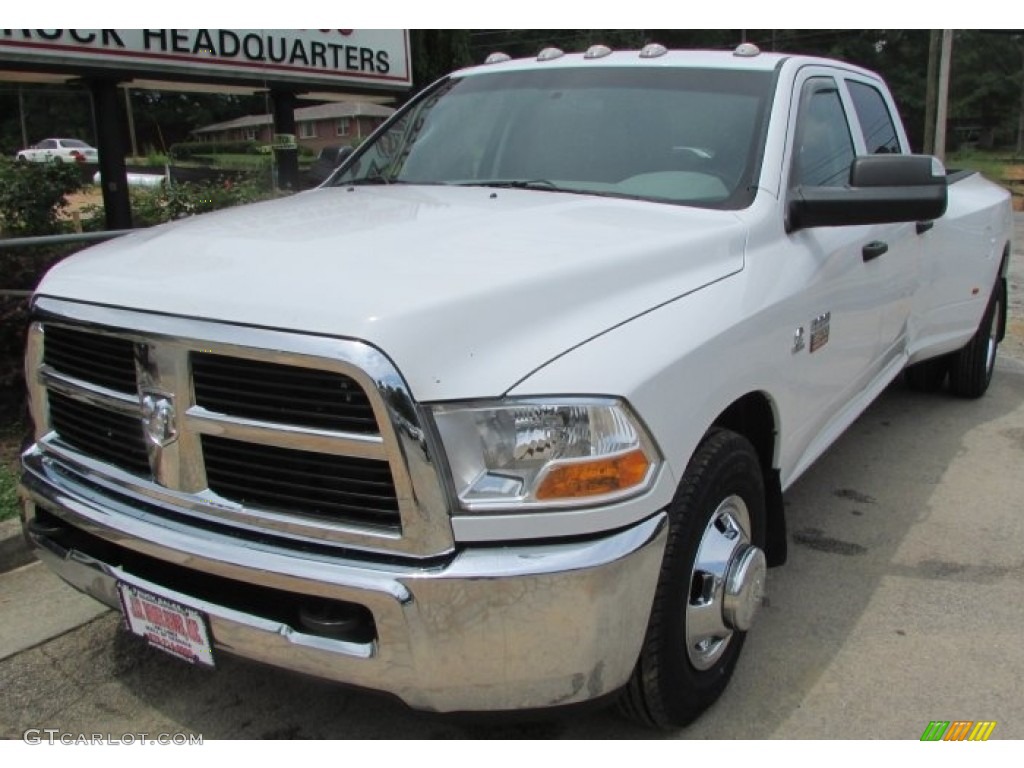 Bright White Dodge Ram 3500 HD