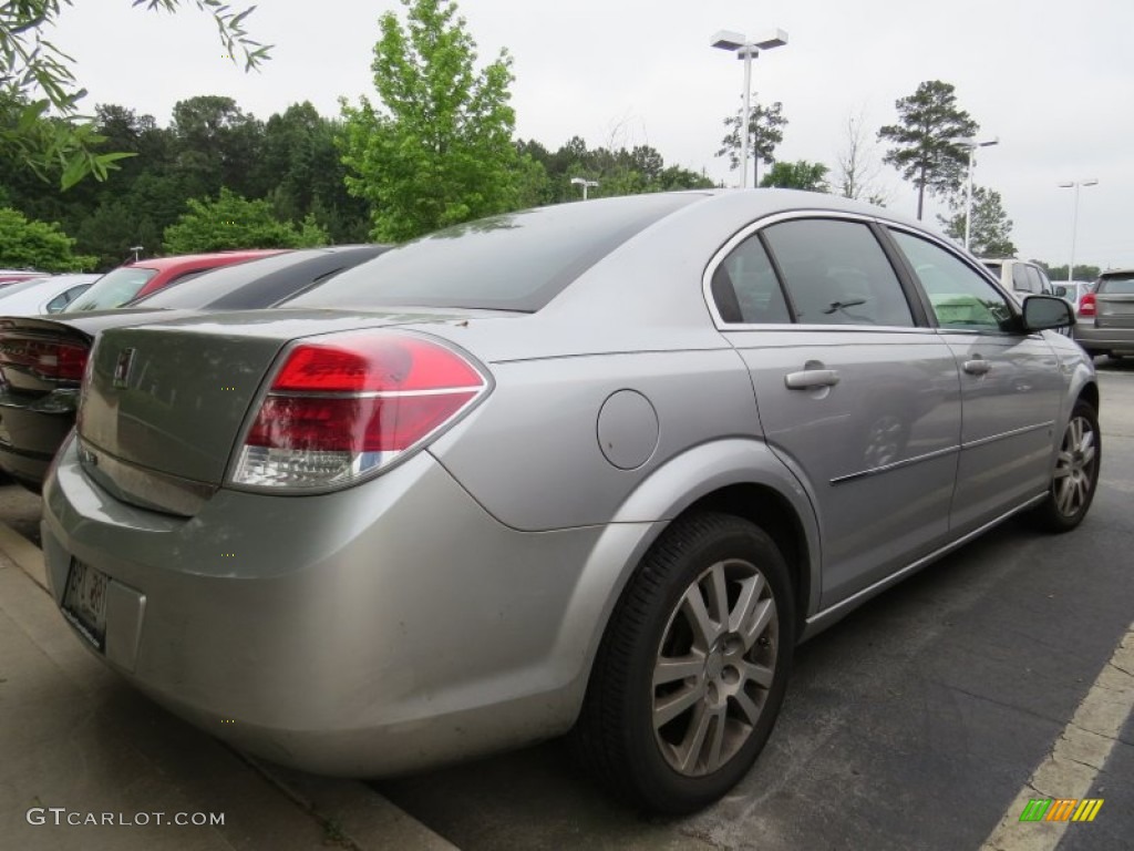 2007 Aura XE - Silver Pearl Metallic / Gray photo #3
