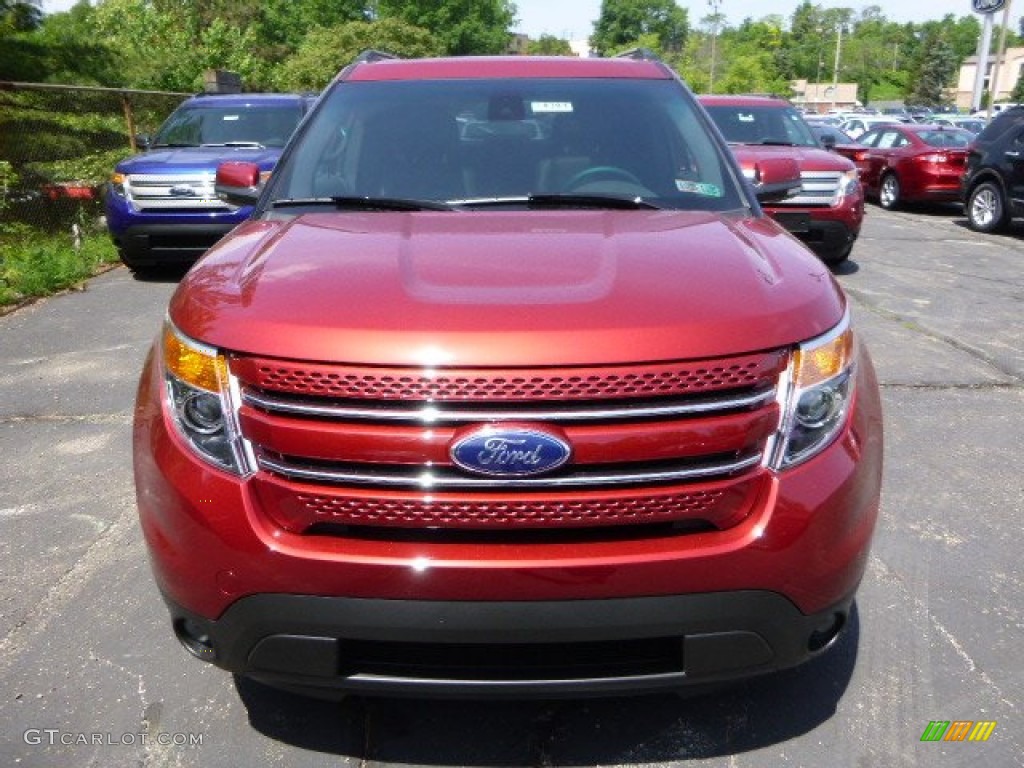 2014 Explorer Limited 4WD - Ruby Red / Charcoal Black photo #6