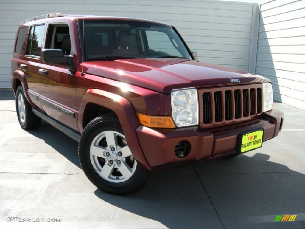 Inferno Red Pearl Jeep Commander