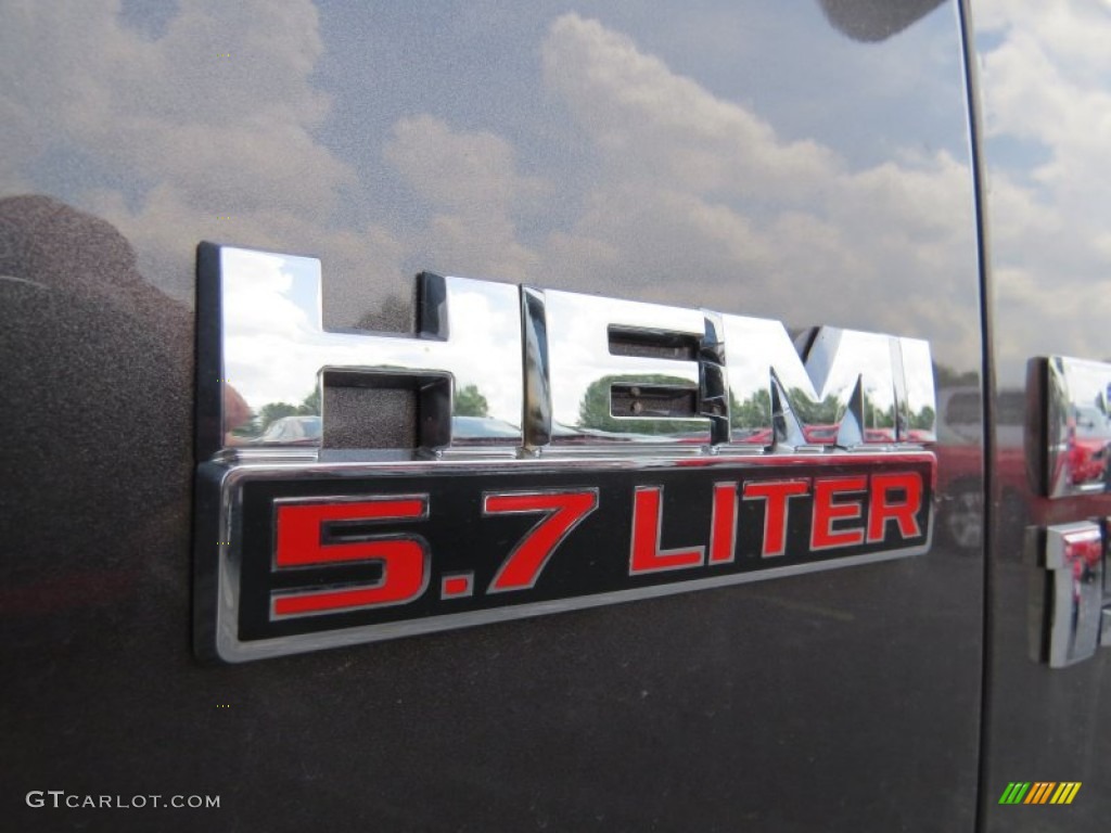 2014 1500 SLT Quad Cab - Granite Crystal Metallic / Black/Diesel Gray photo #6