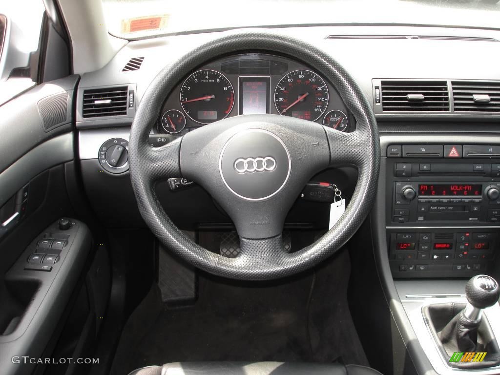 2004 A4 1.8T quattro Sedan - Light Silver Metallic / Ebony photo #11