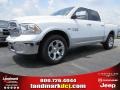 2014 Bright White Ram 1500 Laramie Crew Cab  photo #1