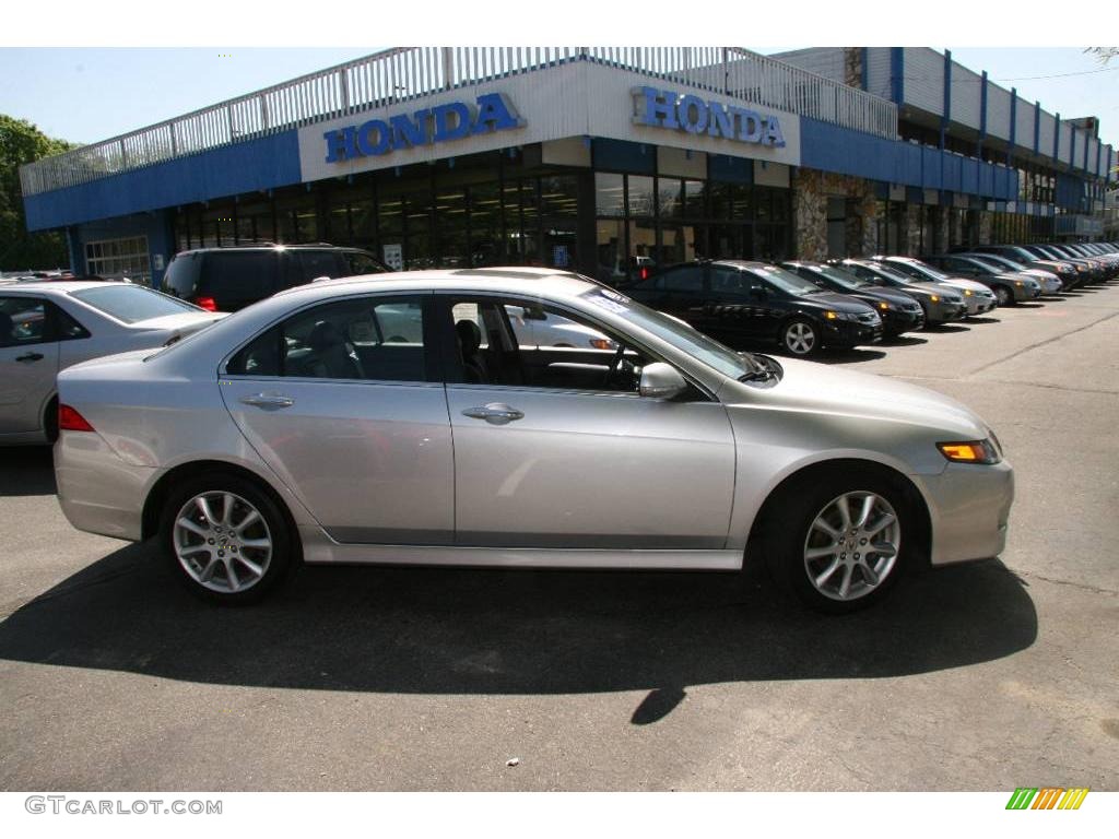 2006 TSX Sedan - Alabaster Silver Metallic / Ebony Black photo #4