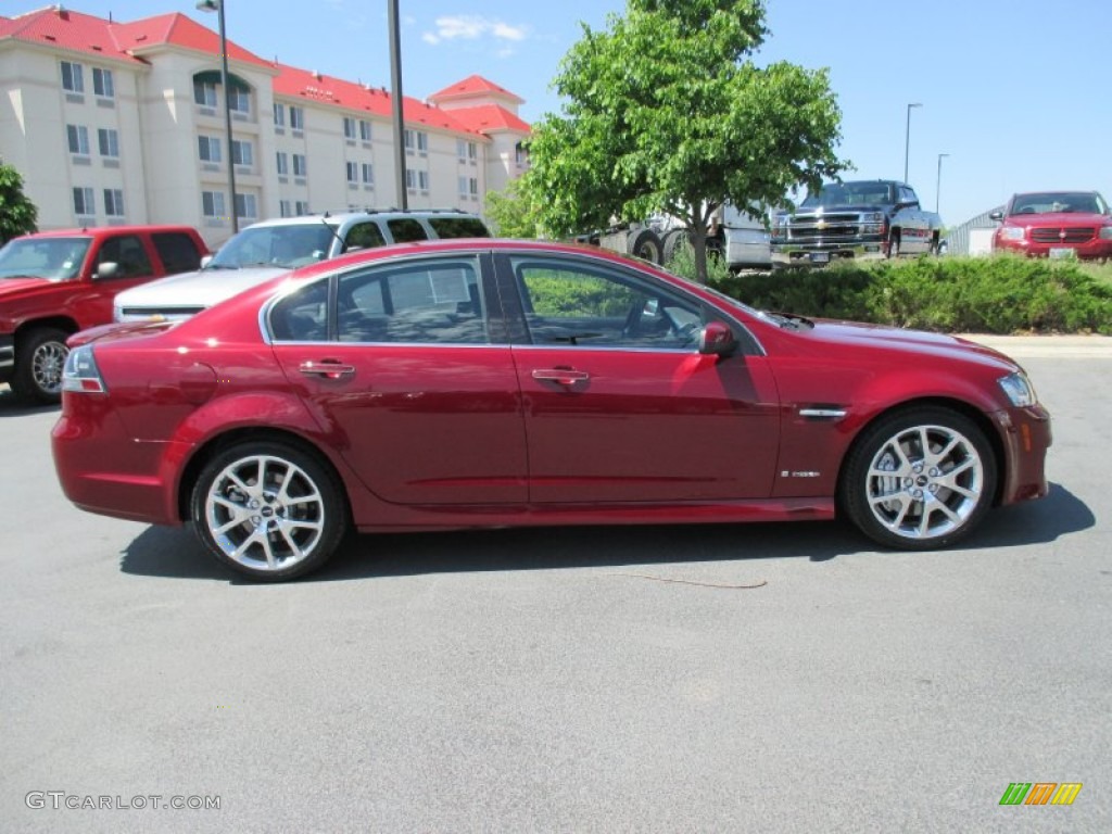 2009 G8 GXP - Sport Red Metallic / Onyx photo #7