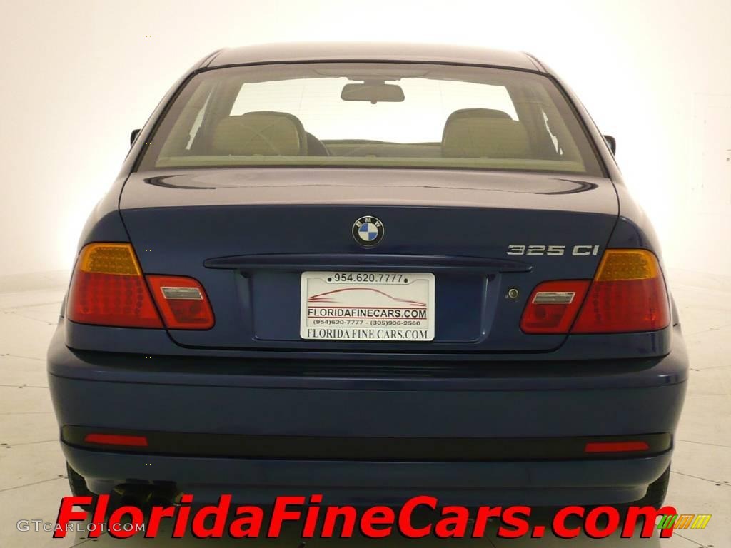 2004 3 Series 325i Coupe - Mystic Blue Metallic / Sand photo #6
