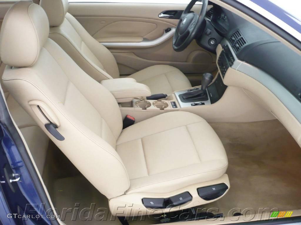 2004 3 Series 325i Coupe - Mystic Blue Metallic / Sand photo #14