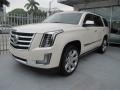 2015 White Diamond Tricoat Cadillac Escalade Premium 4WD  photo #1