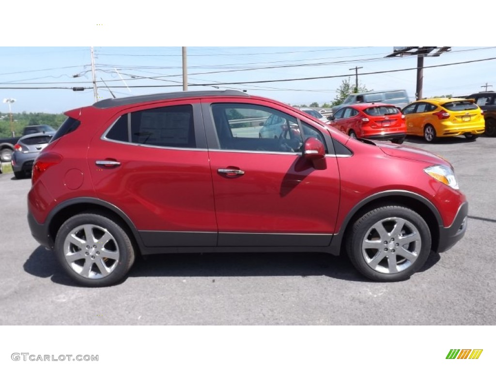 Ruby Red Metallic 2014 Buick Encore Leather AWD Exterior Photo #94002835
