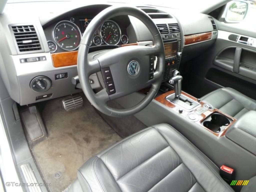 Anthracite Interior 2006 Volkswagen Touareg V10 TDI Photo #94002937