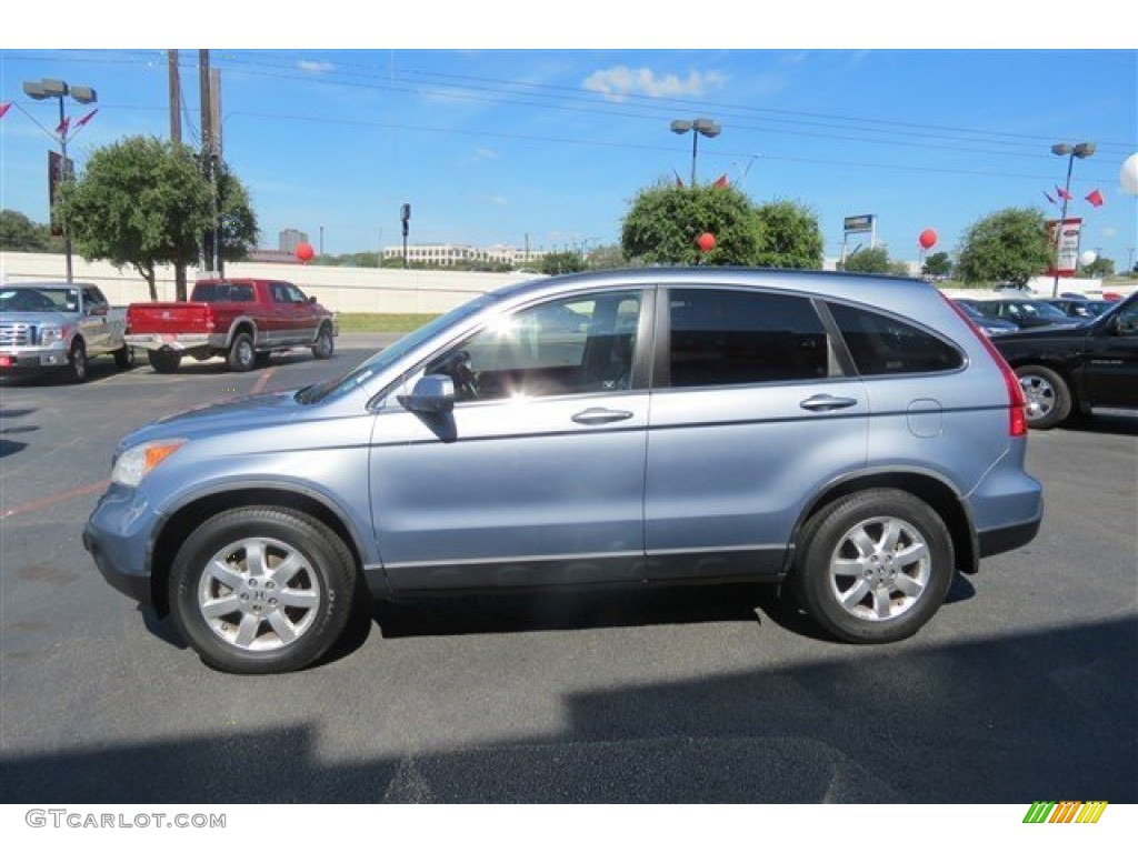 2008 CR-V EX-L - Royal Blue Pearl / Gray photo #4