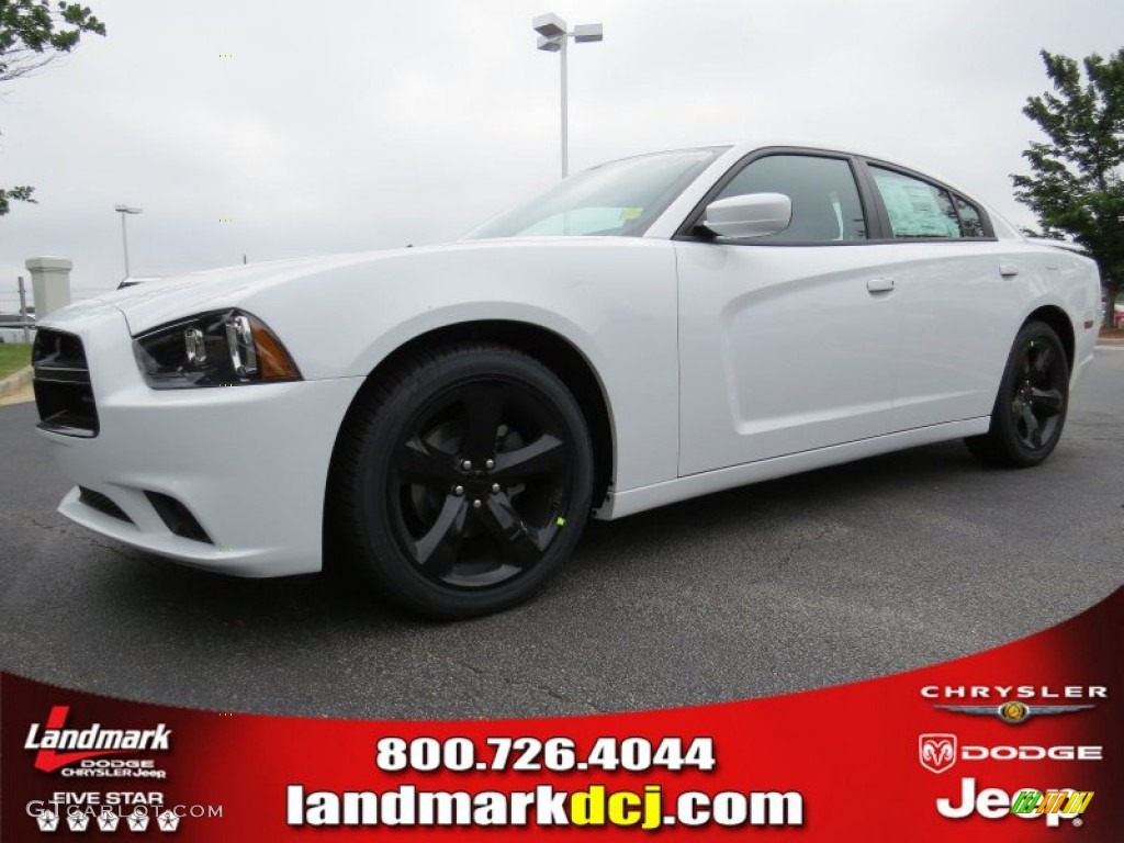 Bright White Dodge Charger