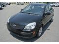 Midnight Black 2009 Kia Rio LX Sedan