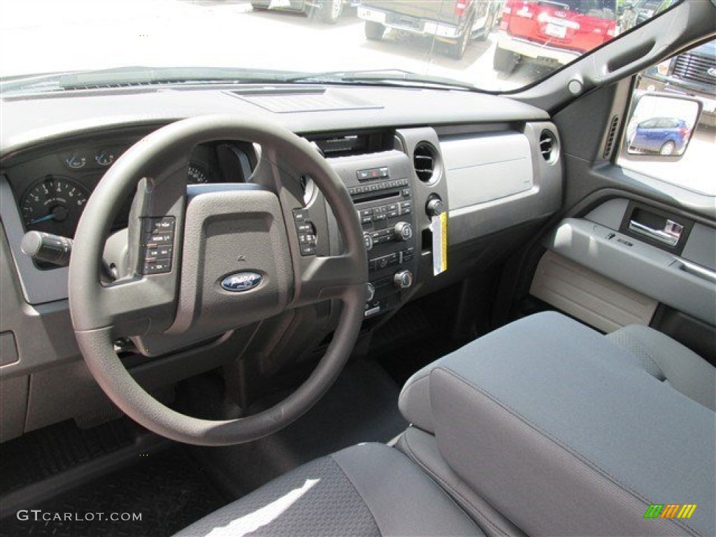 2014 F150 XL Regular Cab - Oxford White / Steel Grey photo #12