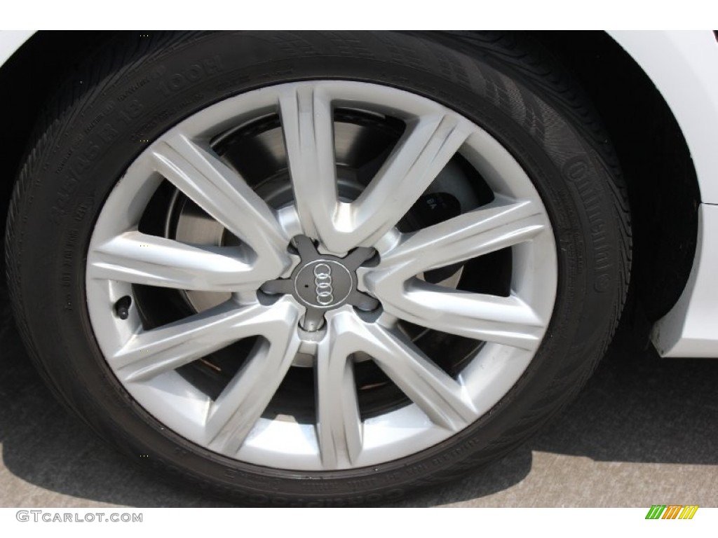 2012 A6 3.0T quattro Sedan - Ibis White / Velvet Beige photo #10