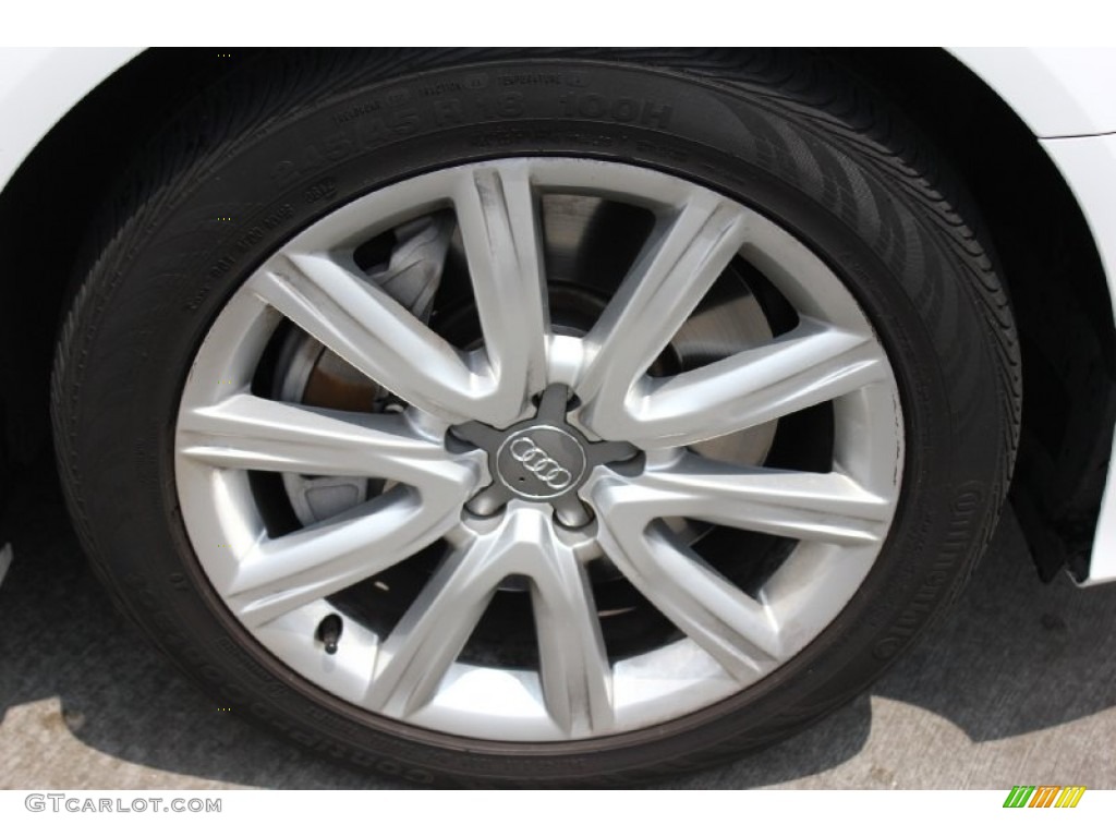 2012 A6 3.0T quattro Sedan - Ibis White / Velvet Beige photo #11