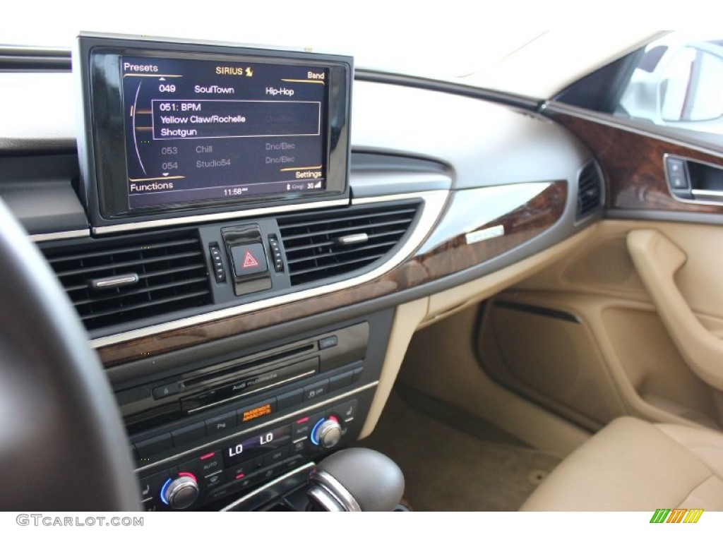 2012 A6 3.0T quattro Sedan - Ibis White / Velvet Beige photo #22