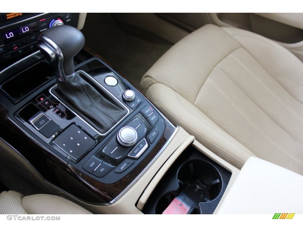 2012 A6 3.0T quattro Sedan - Ibis White / Velvet Beige photo #23