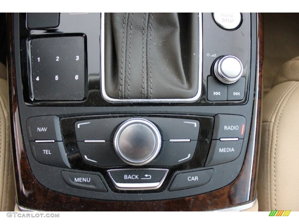 2012 A6 3.0T quattro Sedan - Ibis White / Velvet Beige photo #26