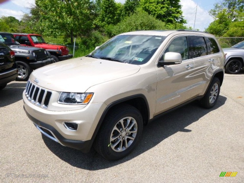 2014 Grand Cherokee Limited 4x4 - Cashmere Pearl / New Zealand Black/Light Frost photo #2