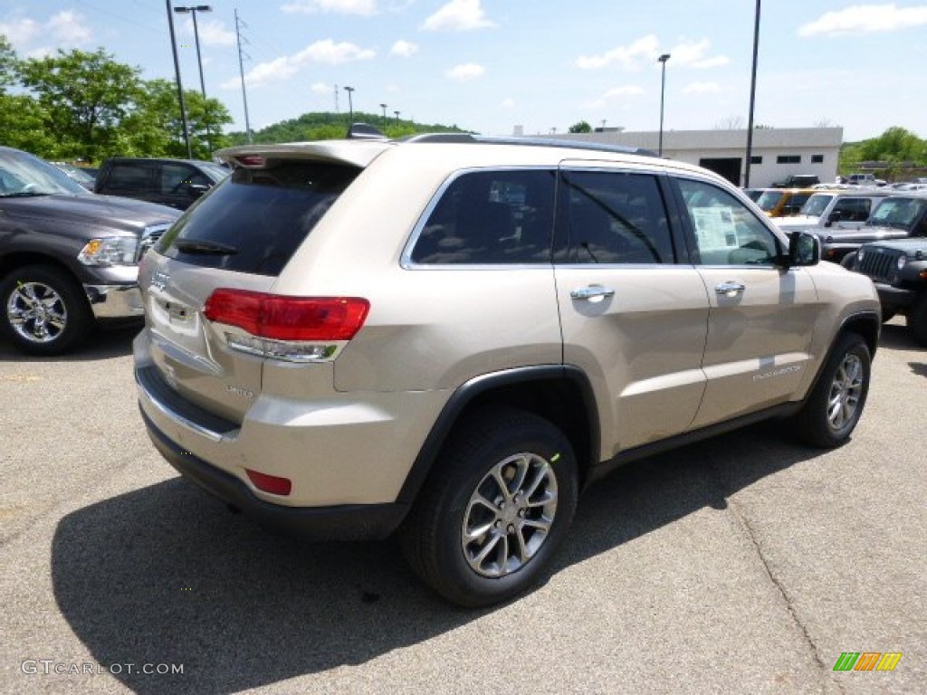 2014 Grand Cherokee Limited 4x4 - Cashmere Pearl / New Zealand Black/Light Frost photo #6