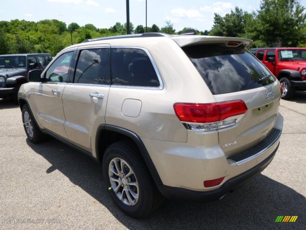 2014 Grand Cherokee Limited 4x4 - Cashmere Pearl / New Zealand Black/Light Frost photo #8