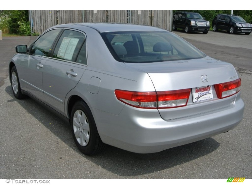 2003 Accord LX Sedan - Satin Silver Metallic / Black photo #4
