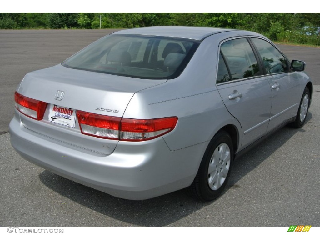 2003 Accord LX Sedan - Satin Silver Metallic / Black photo #5
