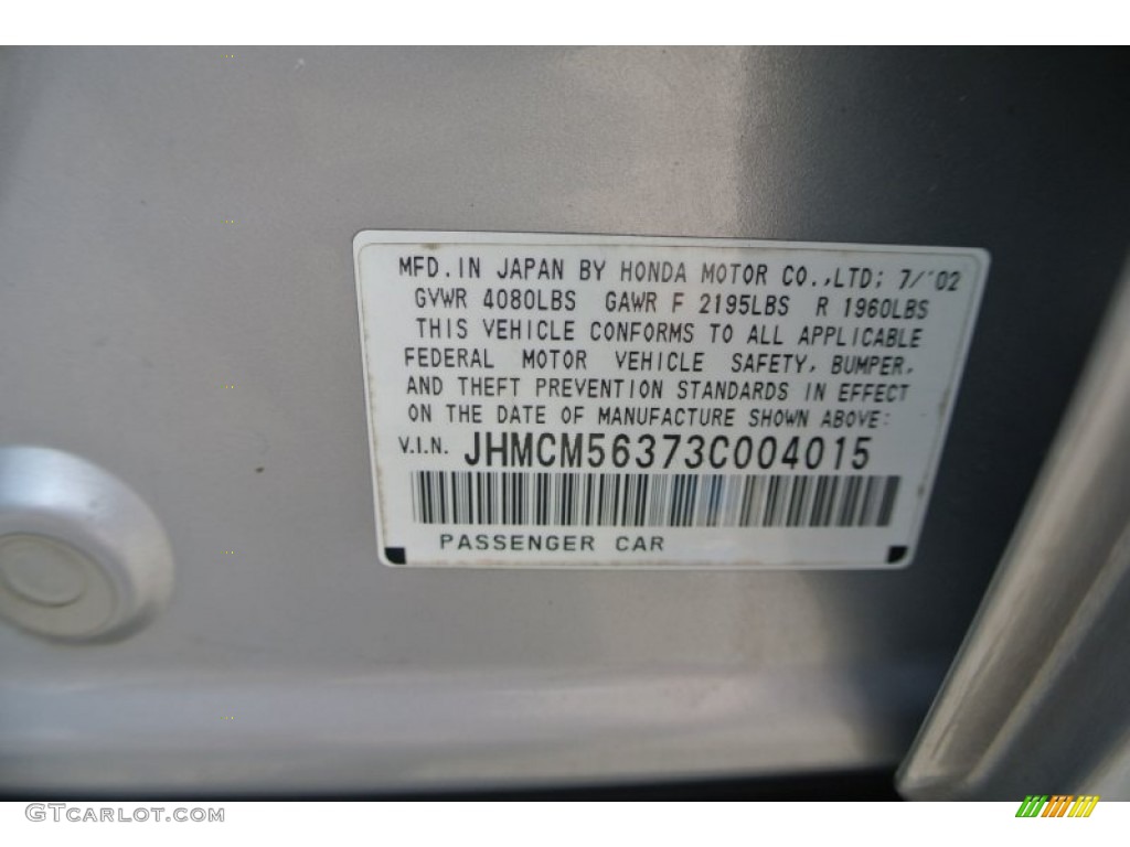 2003 Accord LX Sedan - Satin Silver Metallic / Black photo #7