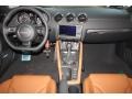 2015 Audi TT S Madras Brown Baseball-optic Leather Interior Dashboard Photo