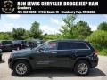 2014 Black Forest Green Pearl Jeep Grand Cherokee Limited 4x4  photo #1