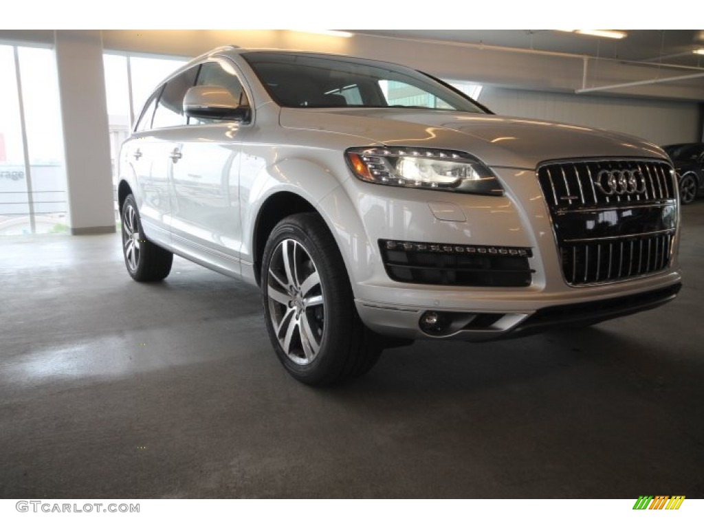 2014 Q7 3.0 TFSI quattro - Ice Silver Metallic / Black photo #1