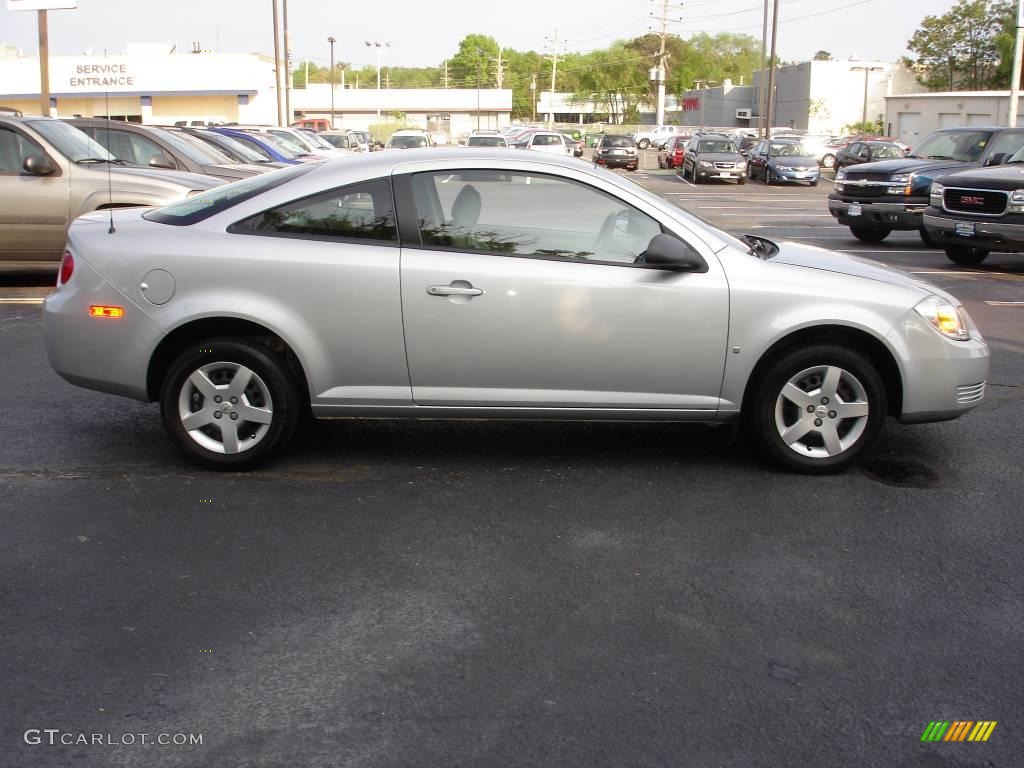 2007 Cobalt LS Coupe - Ultra Silver Metallic / Gray photo #3