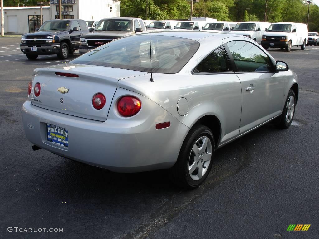 2007 Cobalt LS Coupe - Ultra Silver Metallic / Gray photo #4