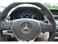 Silk Beige/Espresso Brown 2014 Mercedes-Benz E E250 BlueTEC 4Matic Sedan Steering Wheel