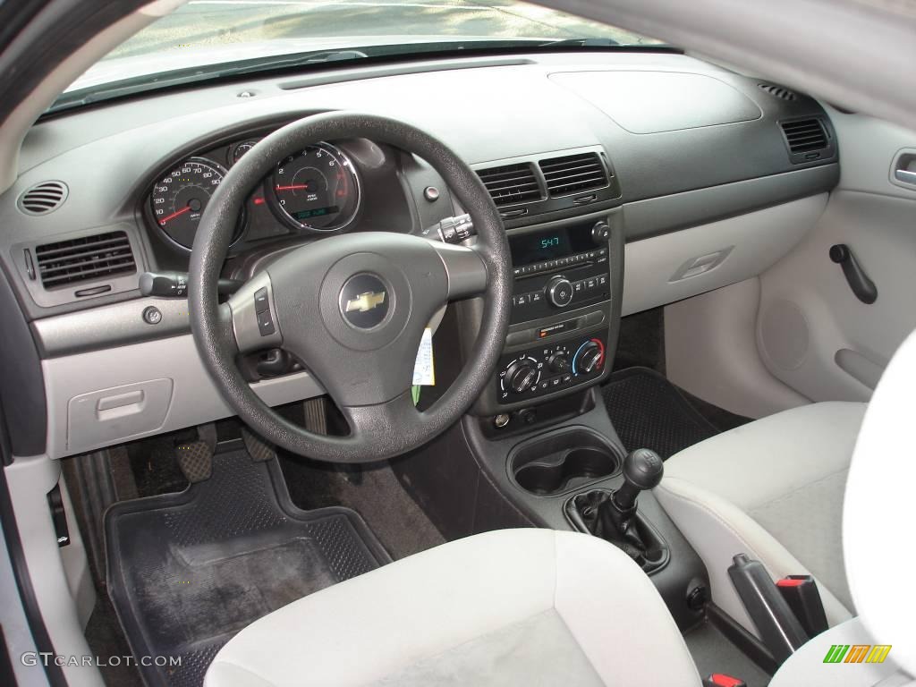 2007 Cobalt LS Coupe - Ultra Silver Metallic / Gray photo #8