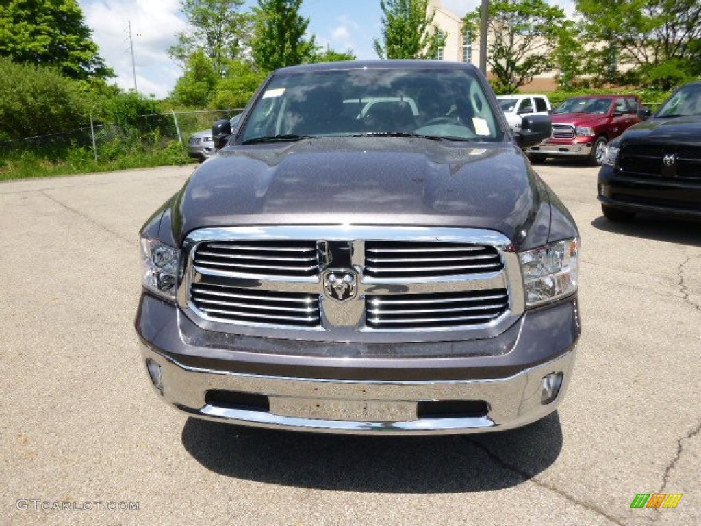 2014 1500 SLT Quad Cab 4x4 - Granite Crystal Metallic / Black/Diesel Gray photo #3