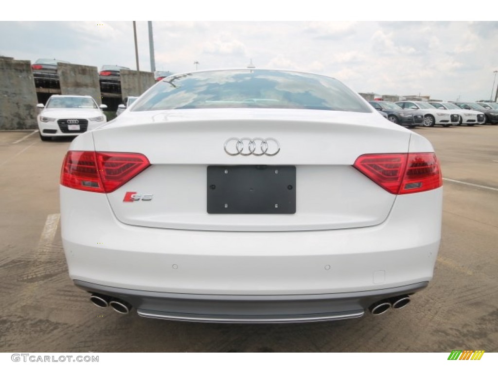 2014 S5 3.0T Premium Plus quattro Coupe - Ibis White / Black photo #5