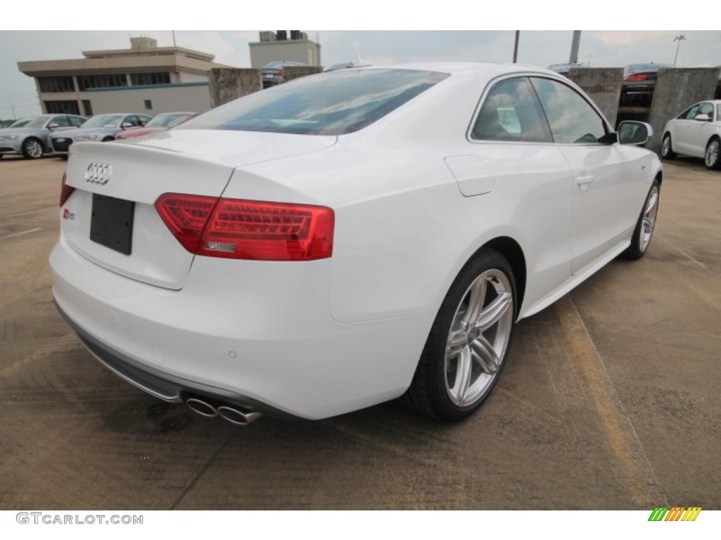 2014 S5 3.0T Premium Plus quattro Coupe - Ibis White / Black photo #6