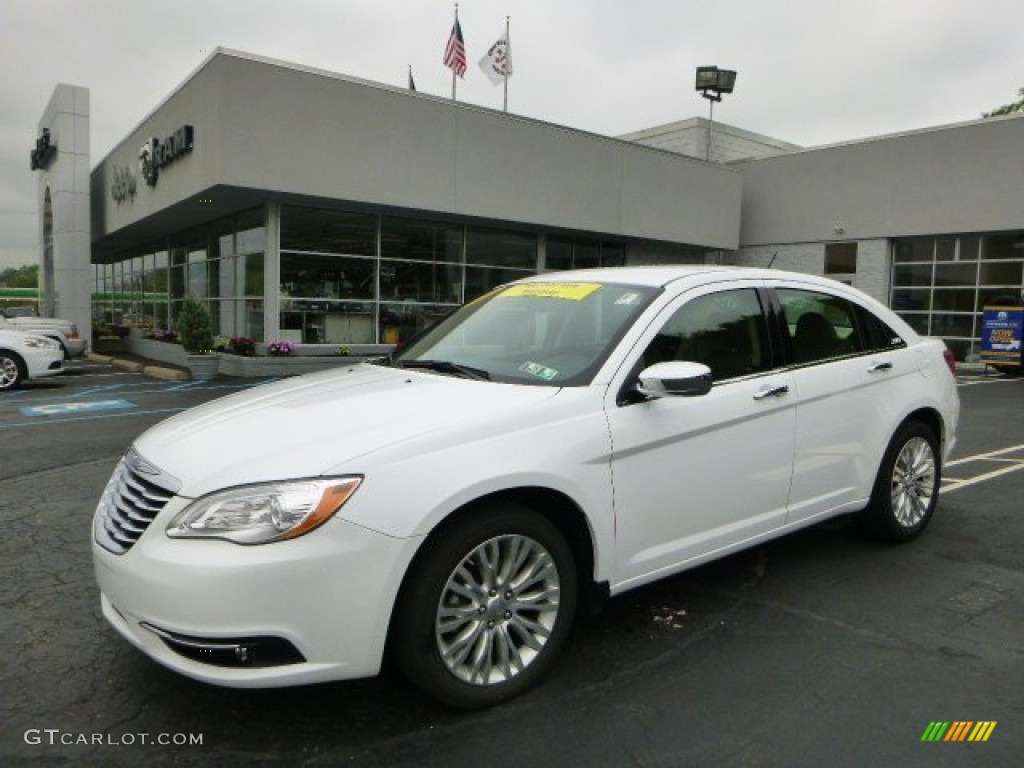 Bright White Chrysler 200