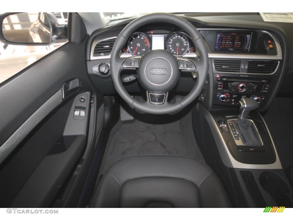 2014 Audi A5 2.0T quattro Coupe Black Dashboard Photo #94017292