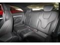 2014 Audi S5 Black Interior Rear Seat Photo
