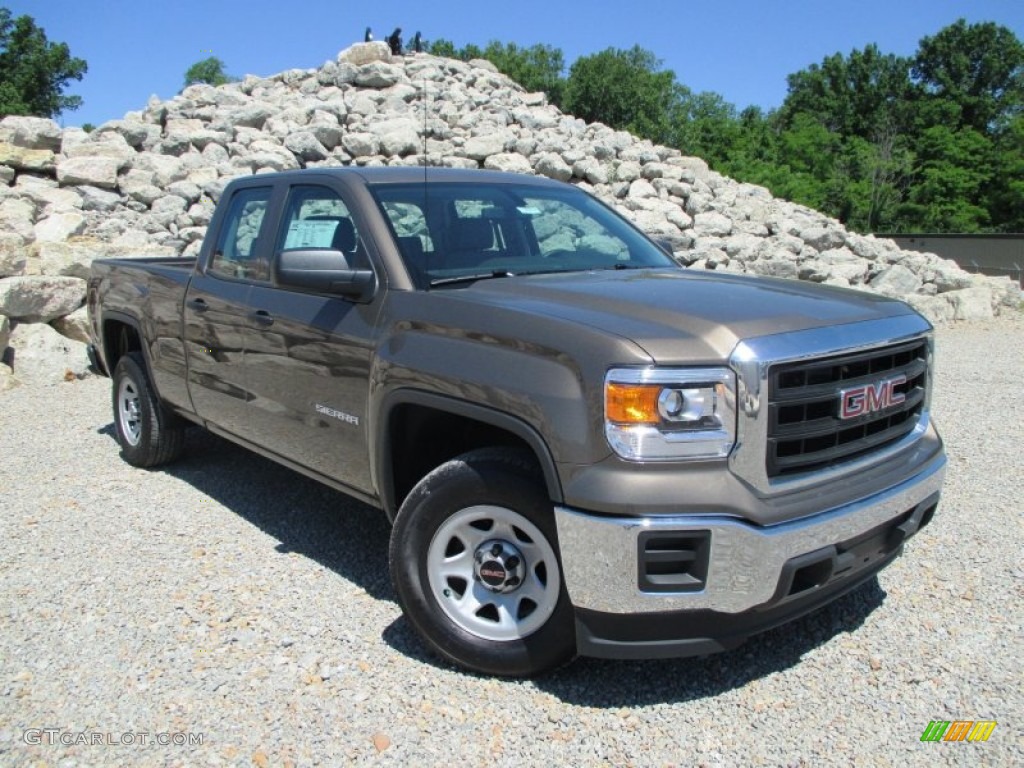 2014 Sierra 1500 Double Cab - Bronze Alloy Metallic / Jet Black/Dark Ash photo #1