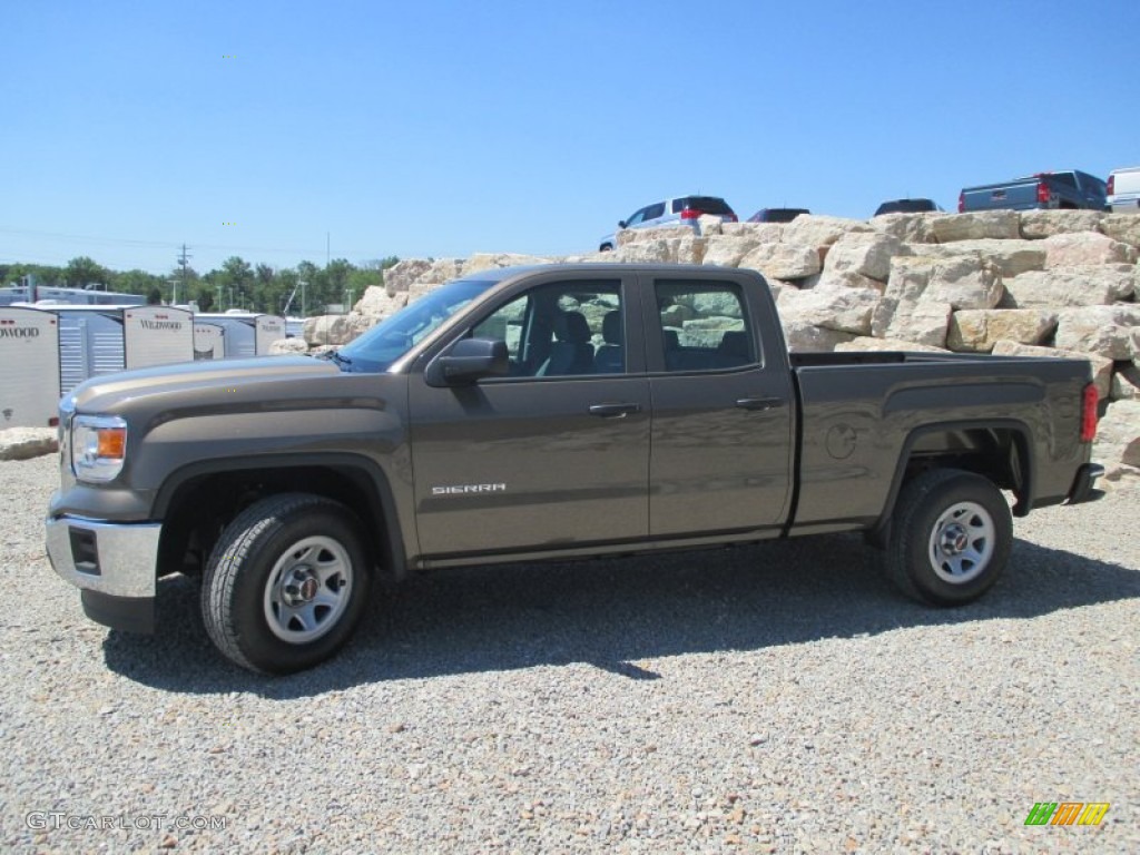 2014 Sierra 1500 Double Cab - Bronze Alloy Metallic / Jet Black/Dark Ash photo #3