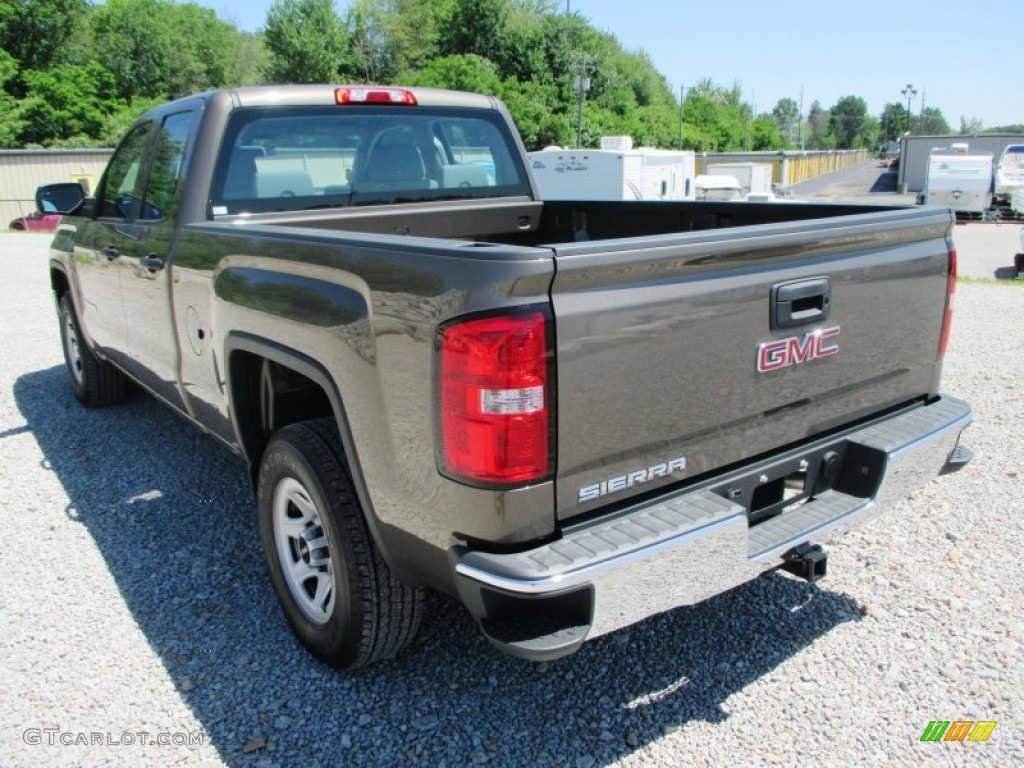 2014 Sierra 1500 Double Cab - Bronze Alloy Metallic / Jet Black/Dark Ash photo #17