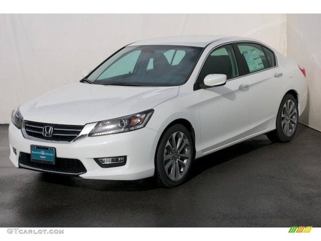 2014 Accord Sport Sedan - White Orchid Pearl / Black photo #3